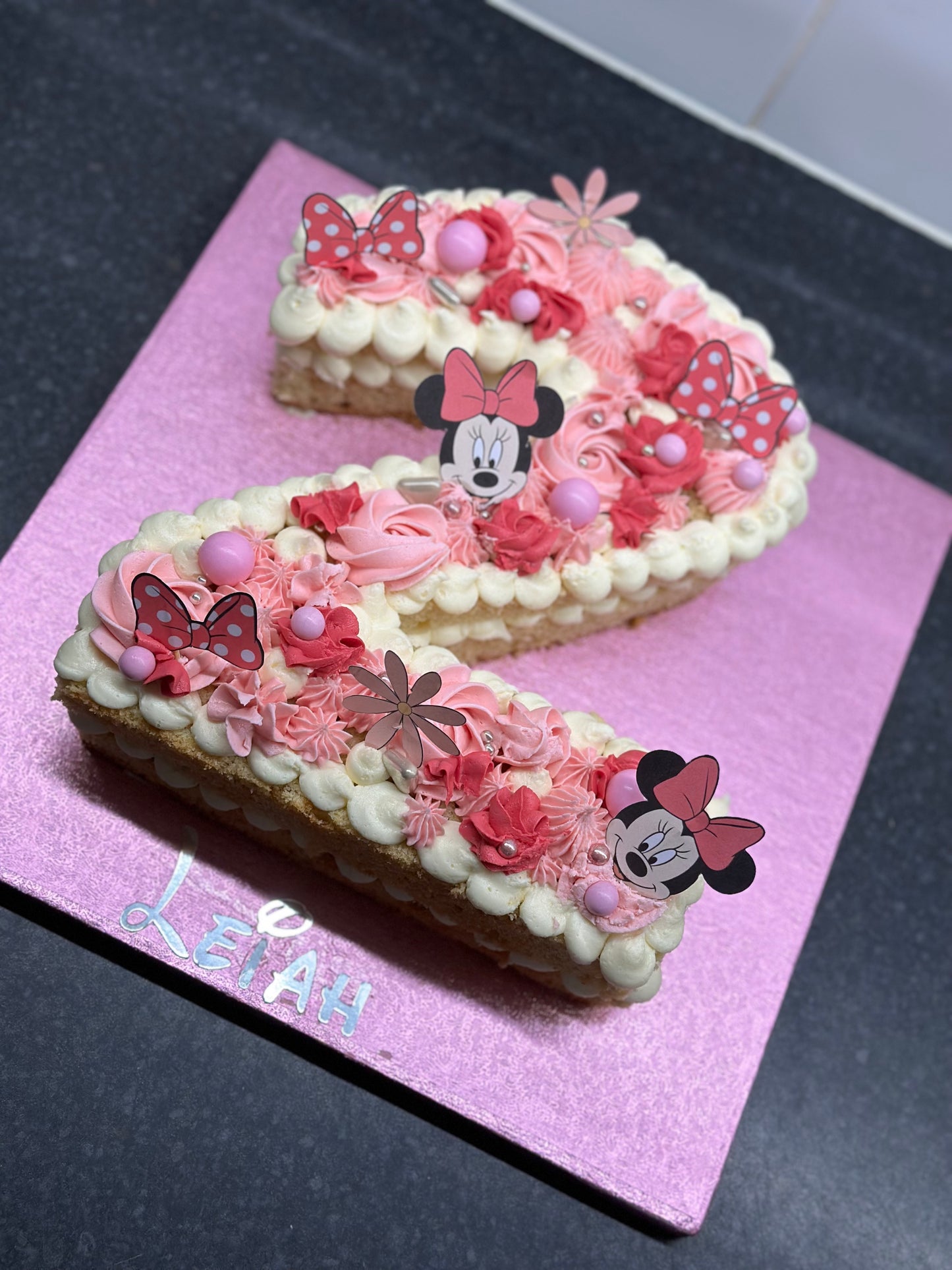single number cakes