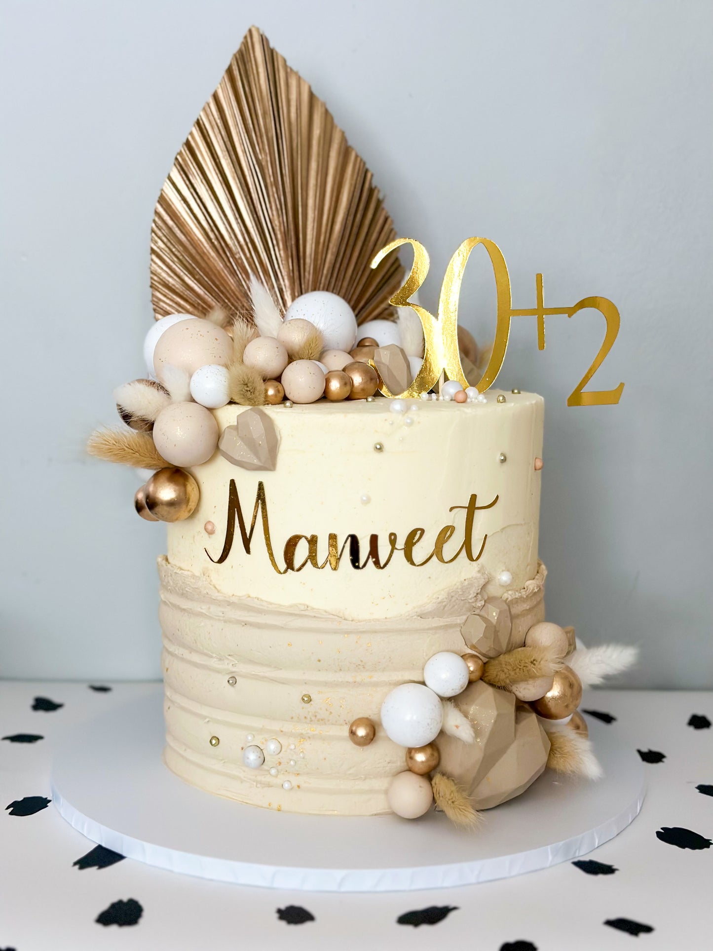 Palm decor Cake