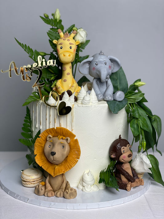 Jungle Safari Animal Cake