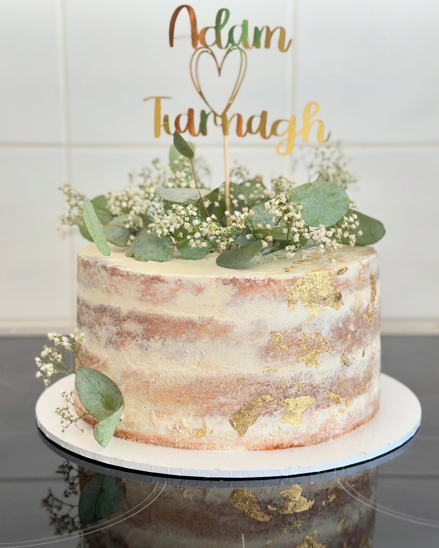 Naked Buttercream Cake